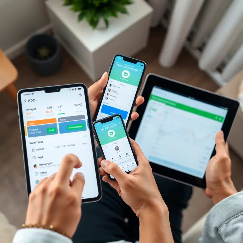 Persoon die budgetplan maakt