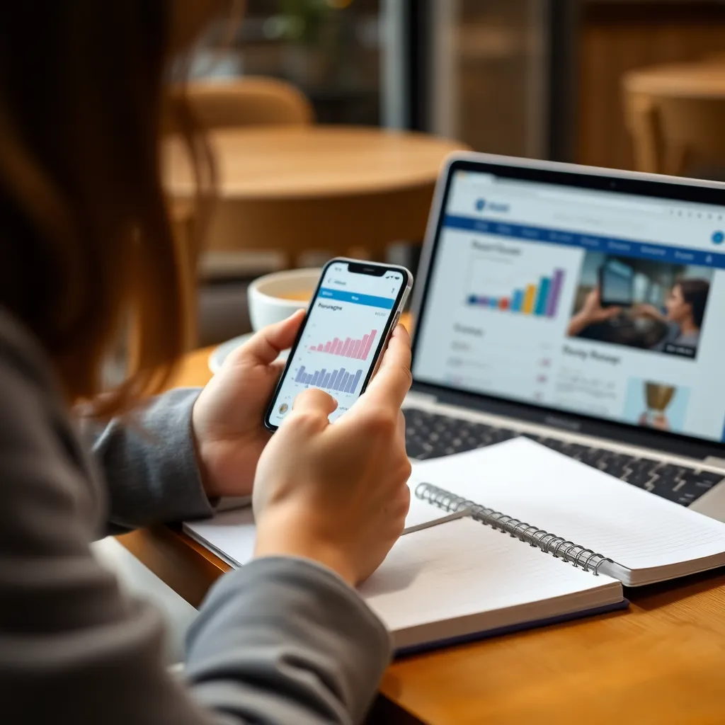 Verschillende bankpassen en mobiele banking apps